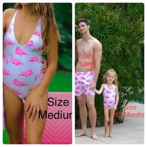 dad baby matching bathing suits